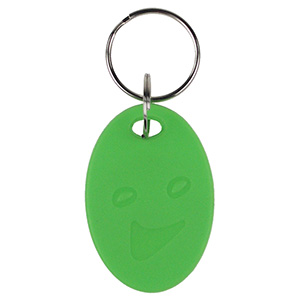 Green key fobs (10 PK)