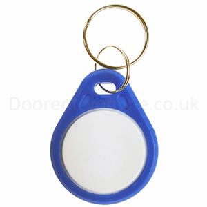 Blue/White key fob - ABS-BW