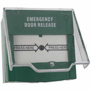 Emergency break glass cover