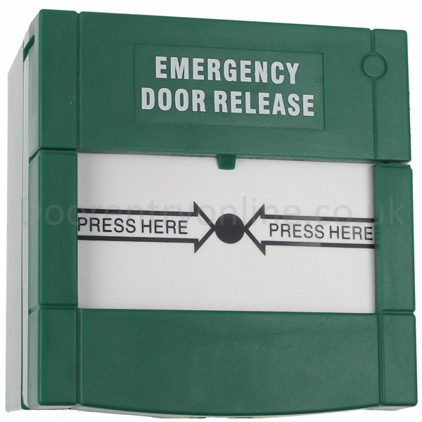 Emergency Door Release Break Glass Switches Single Pole Call Point