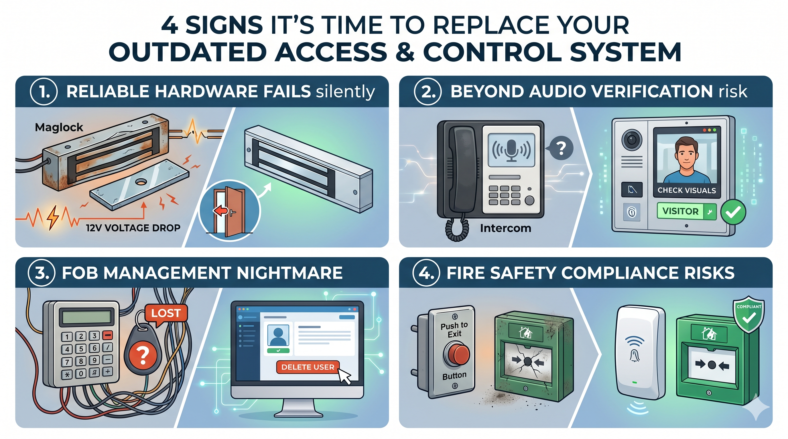4 Signs It’s Time to Replace Your Outdated Access and Control System