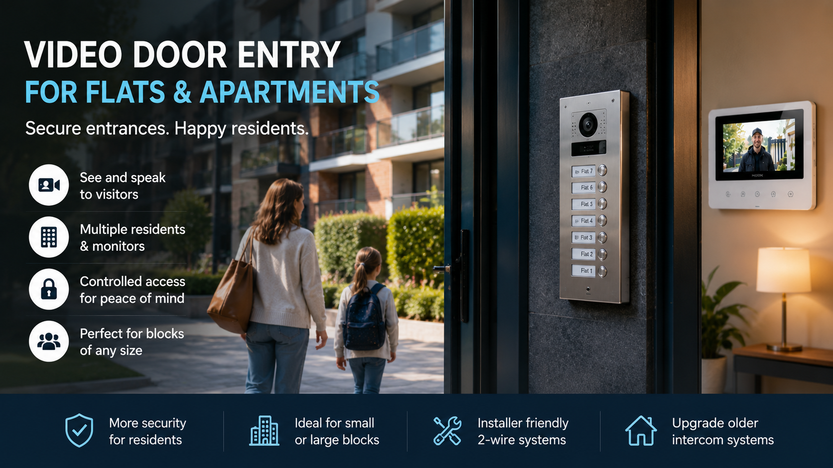 Best Video Door Entry Systems for Flats and Apartments