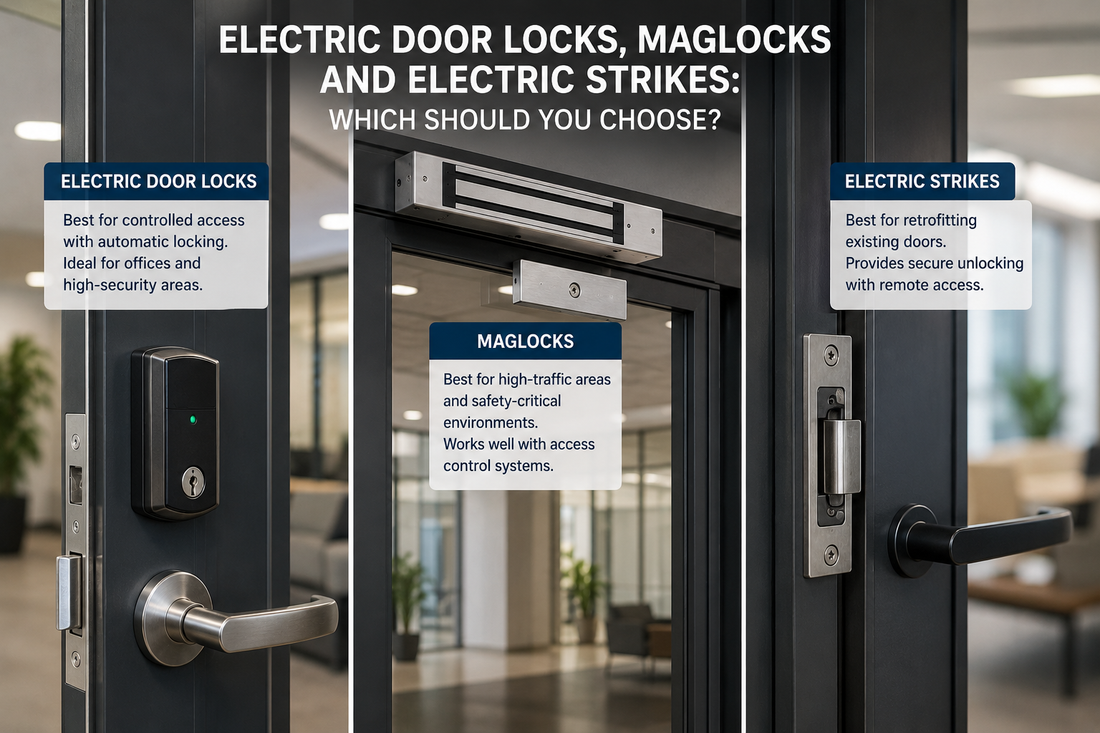 Electric Door Locks, Maglocks and Electric Strikes: Which Should You Choose?