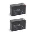 Double 12V DC 7AMP Battery x2