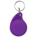 Purple/White Key Fobs (10 Pk)