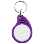 Purple/White Key Fobs (10 Pk)