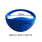 KLP-Access Control Wristbands - 55mm (5 PK)